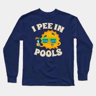 i pee in pools - sun cool .AL Long Sleeve T-Shirt